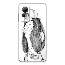 Чехол с печатью для Ulefone Note 14 - (Мода) (AlphaPrint) (Фото девочки)
