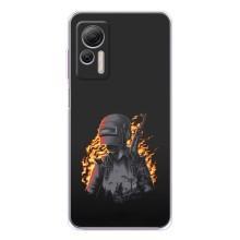Чохол з картинкою "Герой Pubg" на Ulefone Note 14 – В полум'ї