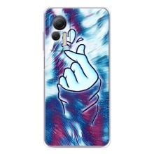 Чехол с принтом для Ulefone Note 14 (AlphaPrint - Знак сердечка)