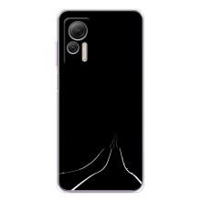 Чехол с картинками на черном фоне для Ulefone Note 14 – Дорога