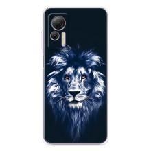 Чехол с картинкой на Ulefone Note 14 – Лев - синий
