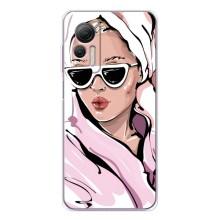 Чохол з картинкою Модні Дівчата Ulefone Note 14 (Дівчина в халаті)