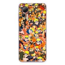 Чехлы с принтом Наруто на Ulefone Note 14 – Коллаж Наруто
