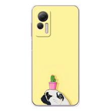 Бампер для Ulefone Note 14 с картинкой "Песики" – Кактус на голове