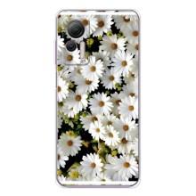Чехол с ромашками на Ulefone Note 14 – Рамка в ромашках