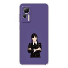 Чохли Венсдей на Ulefone Note 14 Уенсдей (AlphaPrint) (Венздей у чорному)