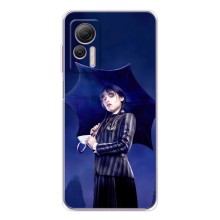 Чохли Венсдей на Ulefone Note 14 Уенсдей (AlphaPrint) (Венздей з парасолькою)