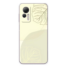 Чохол квітковий дизайн для Ulefone Note 14 – Зелений фон