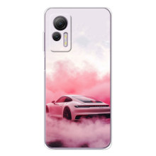 Чохол з авто Порше для Ulefone Note 14 – Рожевий Порше