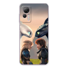 Чехол как приручить дракона на Ulefone Note 14 (Гикавка и Астрид)
