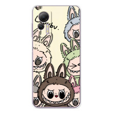 Чехол с Лабубу на Ulefone Note 14 (Коллаж Лабубу)