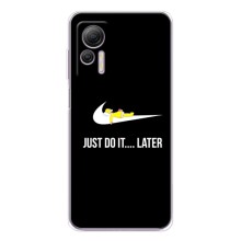 Чехол с логотипом Найк на Ulefone Note 14 – Nike just do it