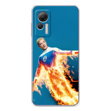 Чехол с принтом Фантастическая четверка для Ulefone Note 14 – Человек-Факел