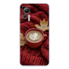Чехол с уникальным дизайном «Осень с кофе» для Ulefone Note 14 – Кофе на пледе