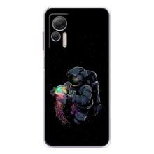 Силиконовый Чехол с принтом "Космонавты" на Ulefone Note 14 – В руках земля