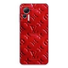 Текстурний Чохол Louis Vuitton для Ноте 14 – Червоний ЛВ