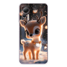 Яскравий чохол для Ulefone Note 14 з Зимові Оленята – Оленятко
