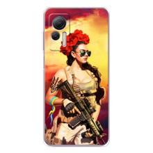 ЗСУ Чохли (TPU) для Ulefone Note 14 (Жінка солдат)