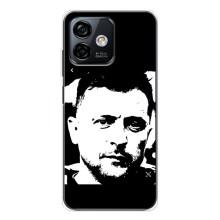 Чехол для Ulefone Note 16 Pro (AlphaPrint - с принтом Зеленского)
