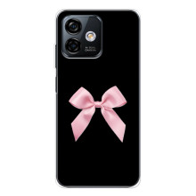 Чехол банты для Ulefone Note 16 Pro – Бант на черном