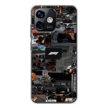 Чехол Формула1 на Ulefone Note 16 Pro – Коллаж Ф1