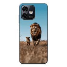 Чехол Король лев на Нот 16 Про (Мусафа и Симба)