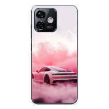 Чохол з авто Порше для Ulefone Note 16 Pro – Рожевий Порше