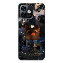 Чехол как приручить дракона на Ulefone Note 16 Pro – Дракон коллаж