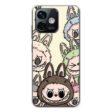 Чехол с Лабубу на Ulefone Note 16 Pro – Коллаж Лабубу