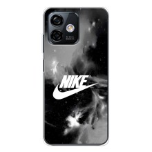 Чехол с логотипом Найк на Ulefone Note 16 Pro – Найк дымчатый