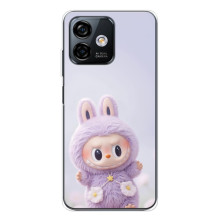 Чохол з принтом Лабубу для Ulefone Note 16 Pro – Фіолетовий Лабубу