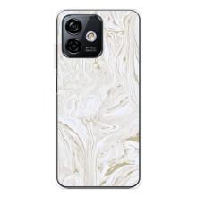 Мраморний чехол на Ulefone Note 16 Pro (VPrint) (Білий мрамор)