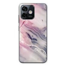 Мраморний чехол на Ulefone Note 16 Pro (VPrint) (Пурпурний Мрамор)