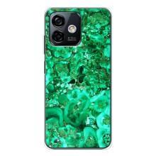 Мраморний чехол на Ulefone Note 16 Pro (VPrint) (Салатовий Мрамор)