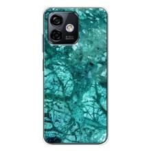 Мраморний чехол на Ulefone Note 16 Pro (VPrint) (Зелений мрамор)