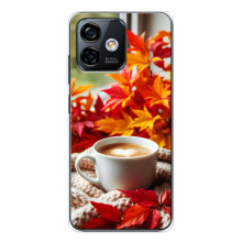 Чехол с уникальным дизайном «Осень с кофе» для Ulefone Note 16 Pro