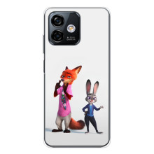 Силиконовый чехол с принтом Зоотрополіс для Ulefone Note 16 Pro – Джуди и Ник