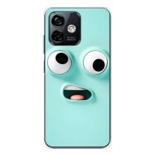 Чохли (ТПУ) (смішні стікери) для Ulefone Note 16 Pro – мордочка