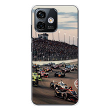 Чехол с прнтом Формула 1 на Ulefone Note 16 Pro – Гонка Формула-1