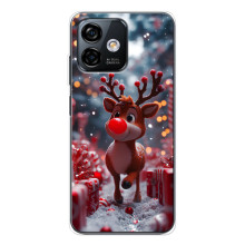 Яркий чехол для Ulefone Note 16 Pro с Зимними Оленятами – Олень среди подарков
