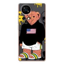 Чехлы Мишка Тедди для Ноте 17 Про – Teddy USA