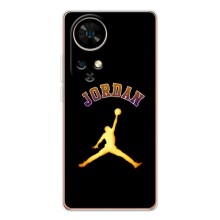 Чехлы для Ulefone Note 17 Pro - с картинкой JORDAN (AlphaPrint) (Jordan Gold)