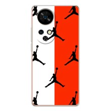 Чехлы для Ulefone Note 17 Pro - с картинкой JORDAN (AlphaPrint) (Лого Джордан)