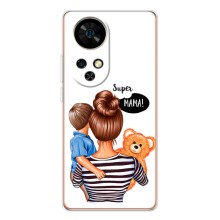 Чехол с печатью для Ulefone Note 17 Pro - (Мама с ребенком) (AlphaPrint) (Мама с сыном)
