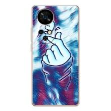Чехол с принтом для Ulefone Note 17 Pro (AlphaPrint - Знак сердечка)