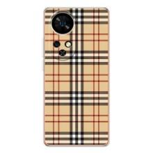 Чехол с Брендами одежды на Ноте 17 Про – Burberry стиль