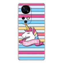 Чохол для Нот 17 Про - (Єдинорожки - Новинки) (AlphaPrint) (Unicorn)