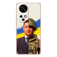 Чехол для Ulefone Note 17 Pro (AlphaPrint - с принтом Зеленского) (Зеленский солдат)