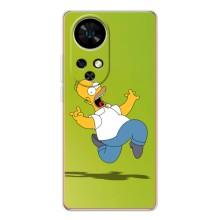 Чехол с Симпсонами для Ulefone Note 17 Pro (VPrint) (Гомер Симпсон)