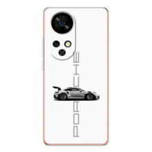 Чохол з авто Порше для Ulefone Note 17 Pro – білий порше